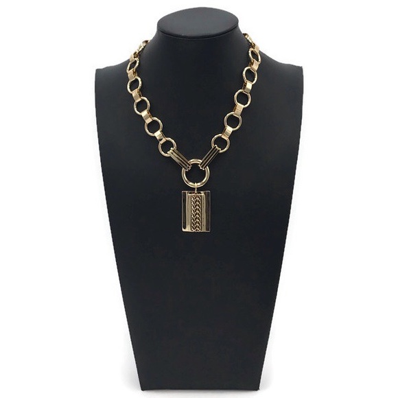 Dannijo Elisa Gold Tone Pendant Necklace Rachel Zoe Box Of Style - Picture 4 of 8